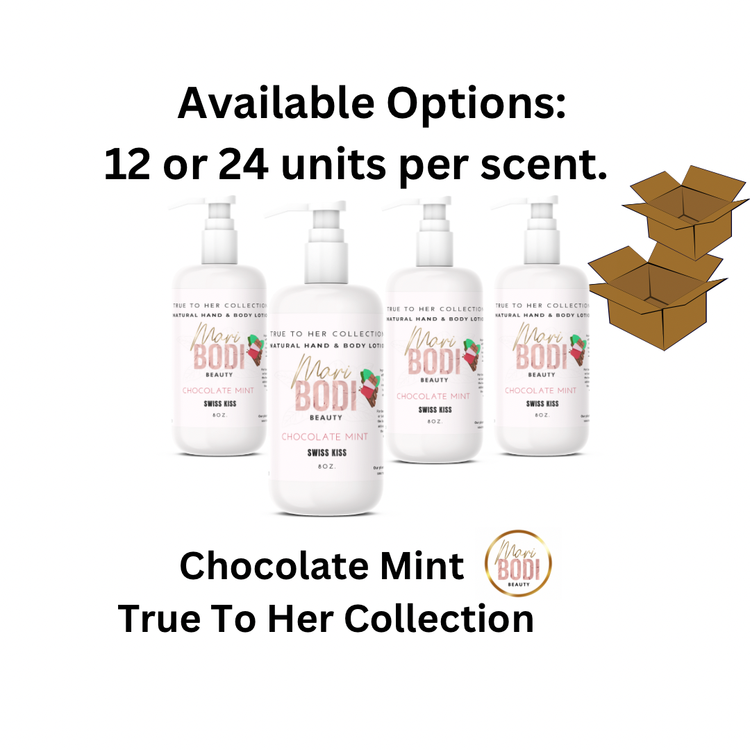 Chocolate Mint - Natural Hand & Body Lotion  8 Oz.