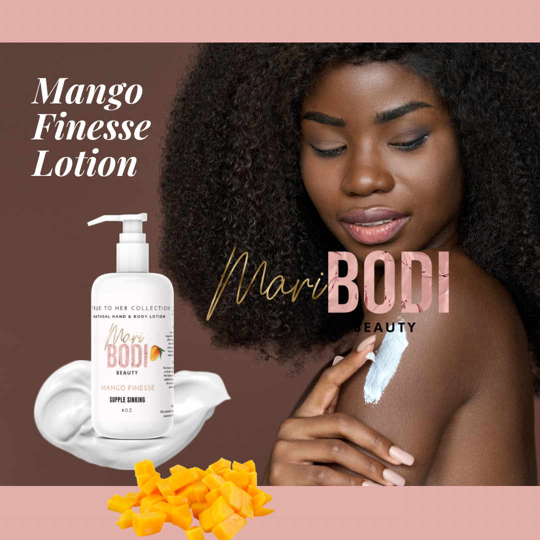 Mango Finesse - Natural Hand & Body Lotion 8 Oz.