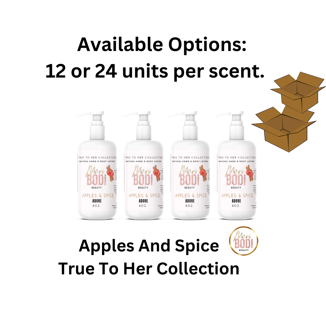 Apples & Spice  - Natural Hand & Body Lotion 8 Oz.