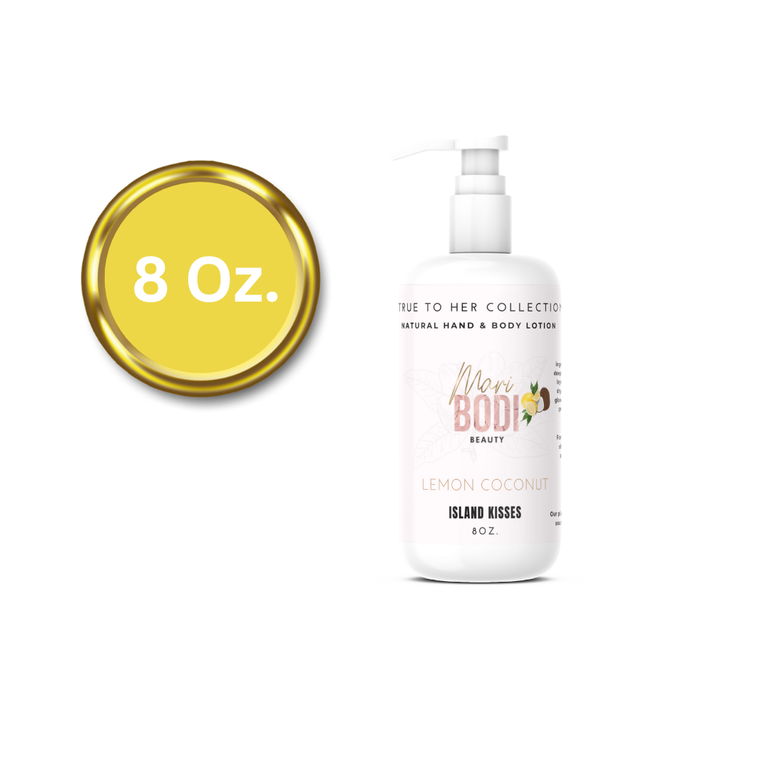 Lemon Coconut  - Natural Hand & Body Lotion 8 Oz.