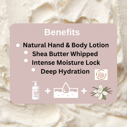 Unscented Natural Hand & Body Lotion 8 Oz.