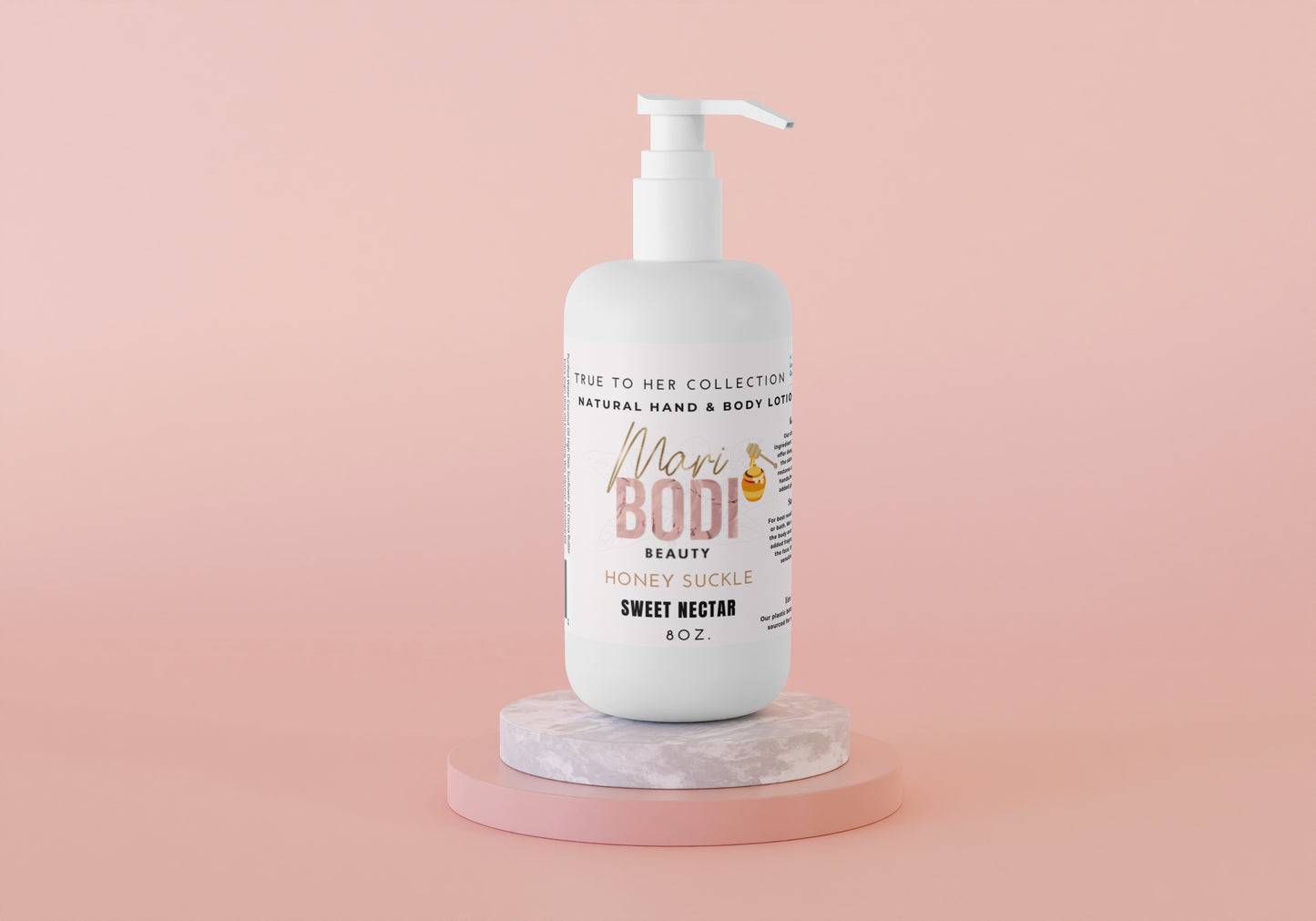 OUT OF STOCK *** Honey Suckle  - Natural Hand & Body Lotion 8 Oz.