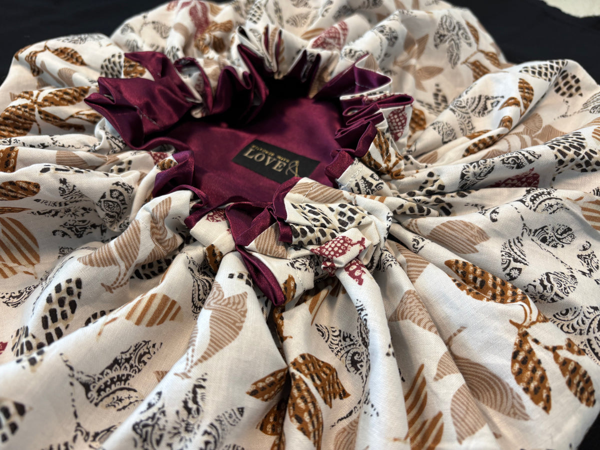 Fall Petals - Oversized Bonnet